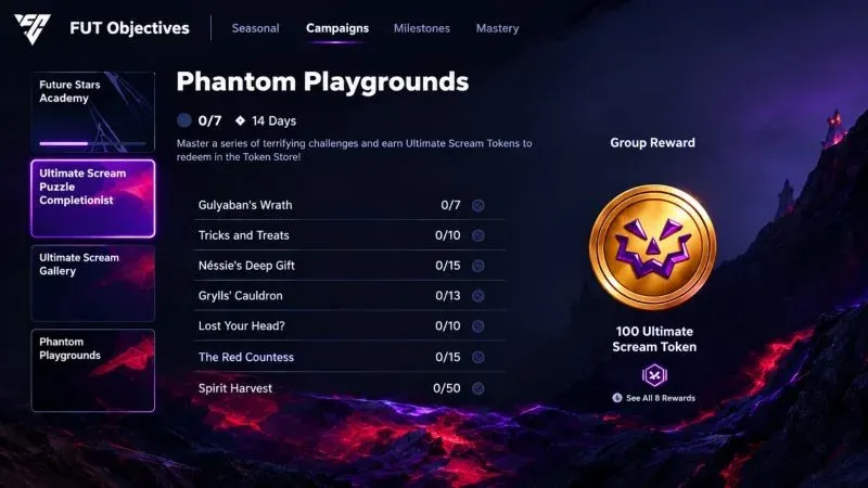 FC 27 Phantom Playgrounds: 15-Match Ultimate Scream Route